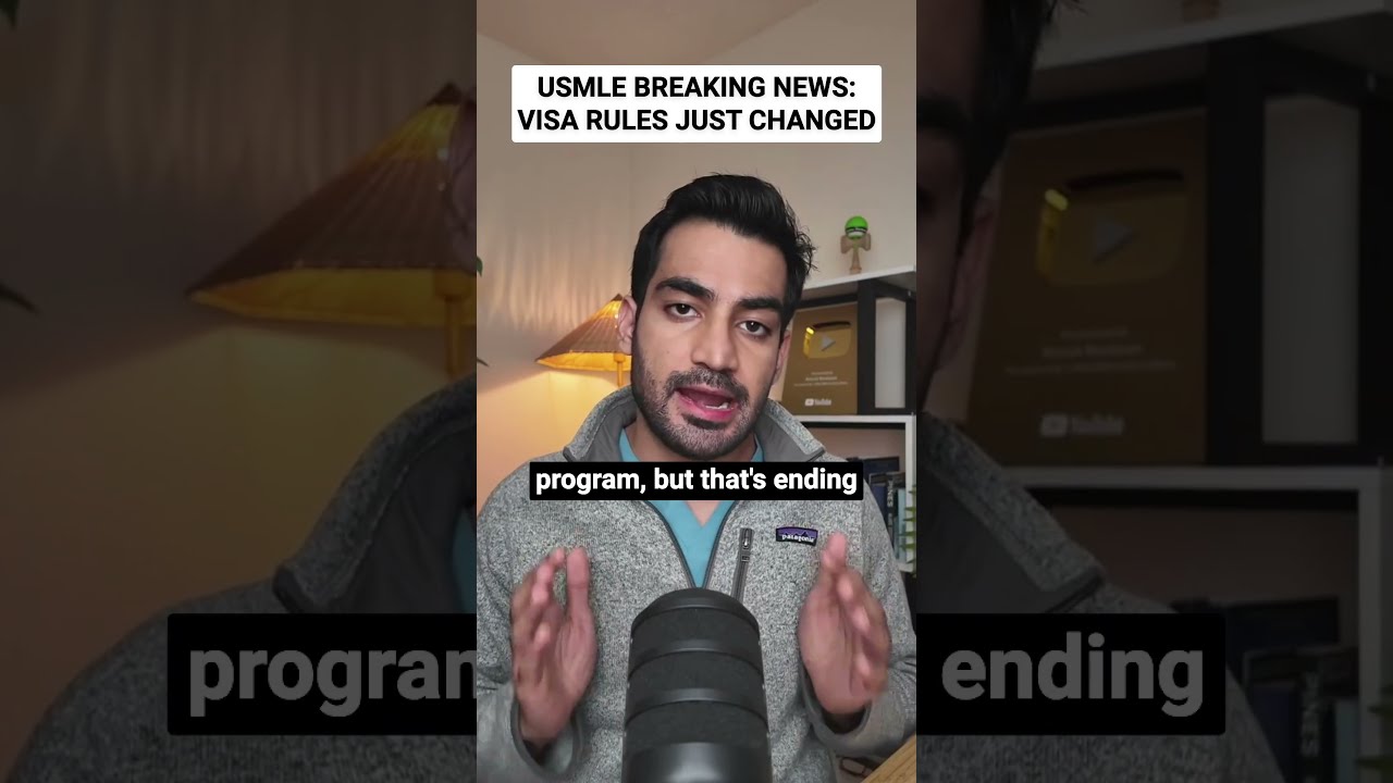 USMLE New US Visa Rule Shocks International Doctors Shorts Usmle Medstudents