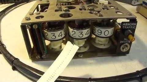 Teletype Tape Transmitter Group - Automatic Message ID