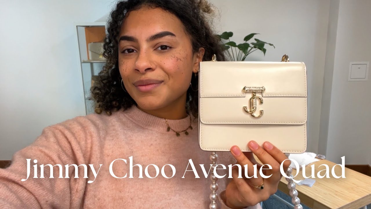 Jimmy Choo Avenue Quad ショルダーバッグ ラタン Jimmy Choo Avenue Quad Review - YouTube