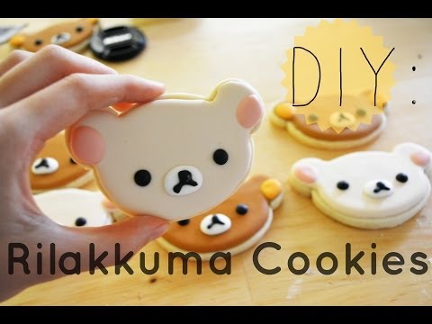 RILAKKUMA & KORILAKKUMA SUGAR COOKIES TUTORIAL