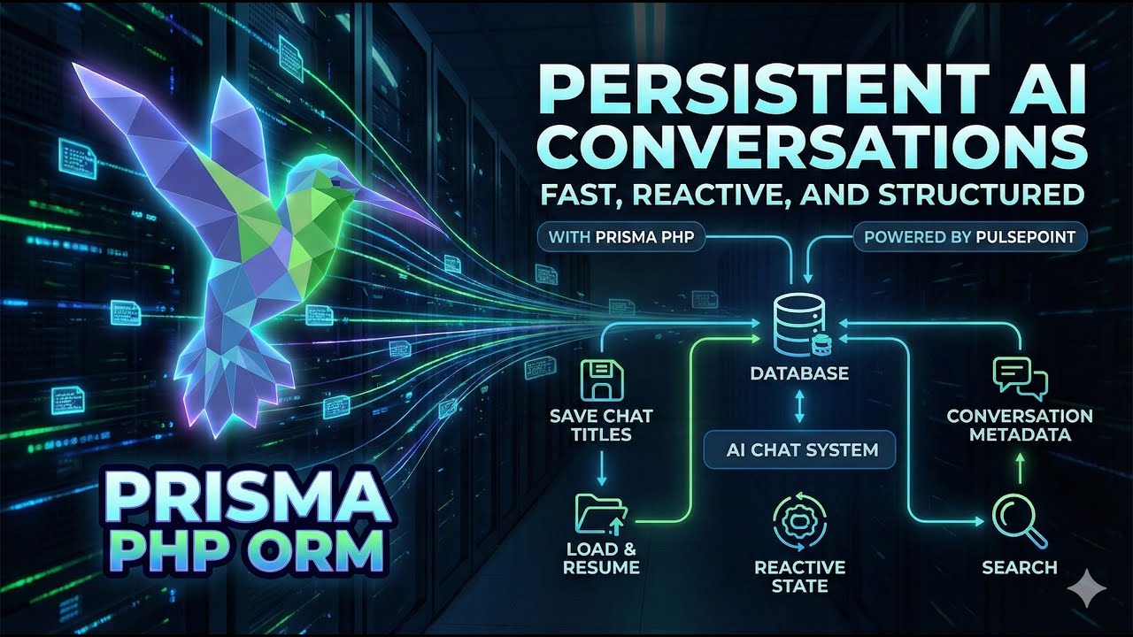 💾 Persistent AI Conversations with Prisma PHP — Fast, Reactive, and Structured