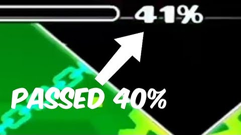 Getting pass 40% in Hexagon Force | Geometry Dash