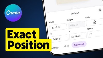 How to Set Exact Position of Element on Canva