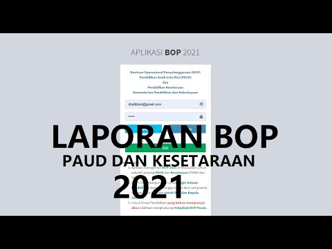 Laporan BOP PAUD dan Kesetaraan 2021