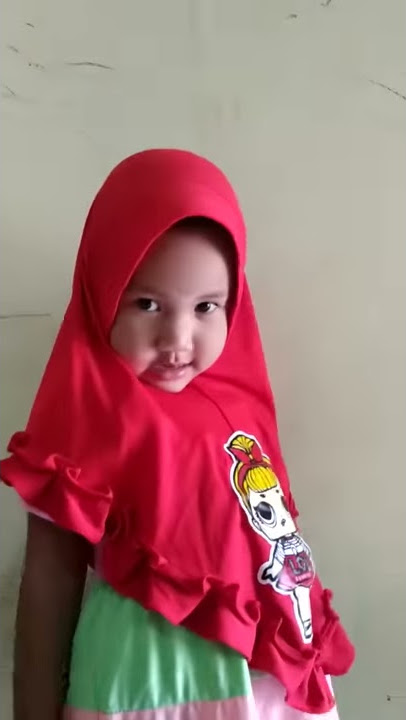 Jilbab anak Rempel Kriwil LOL LED (bisa nyala)