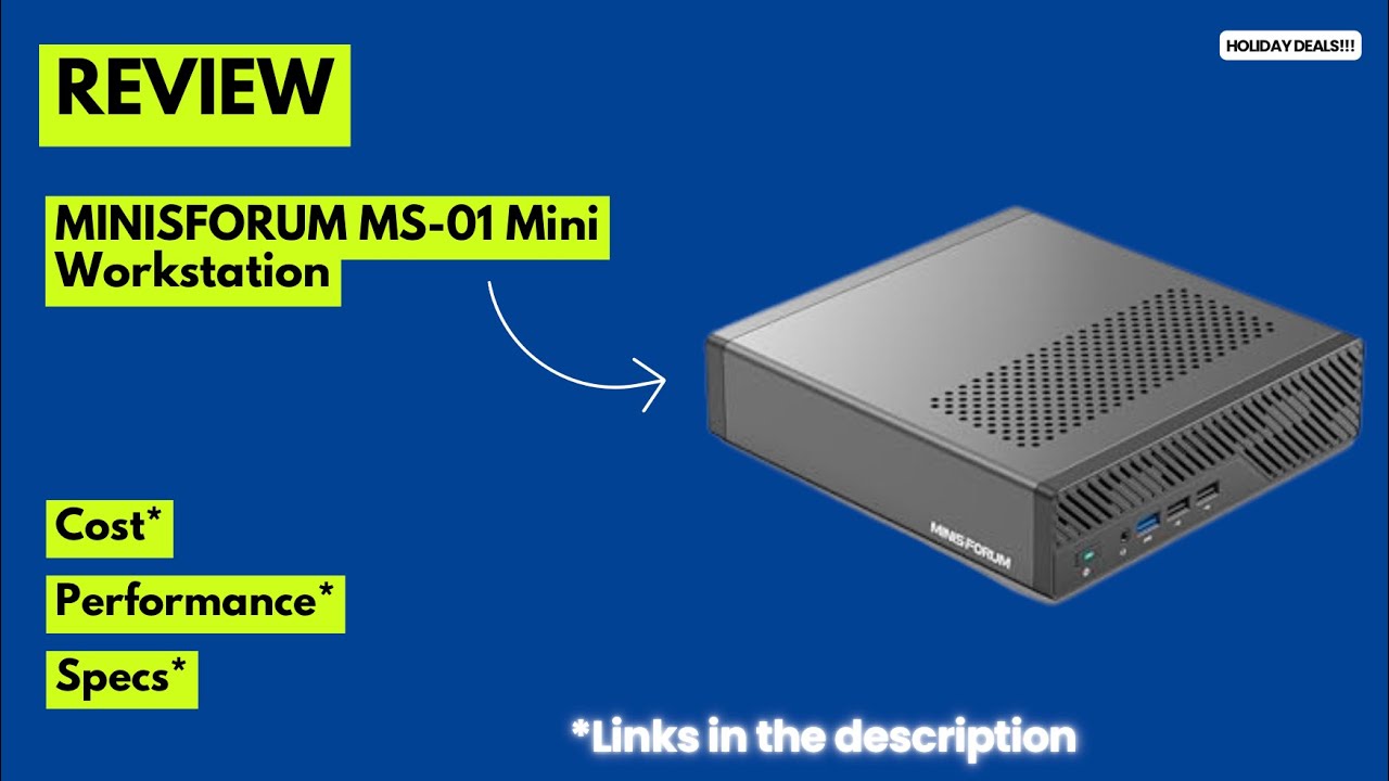 MINISFORUM MS-01 Mini Workstation Review | Intel i9-13900H, 32GB