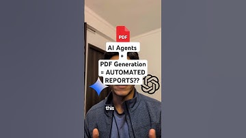 AI Agents can generate documents for you EASILY! #ai #aiagents #gemini #google #chatgpt #openai #mcp