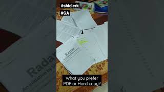 #sbiclerk #rrbclerk #rrbpo #banking GA preparation from PDF or Hard copy?Please comment down below. screenshot 5