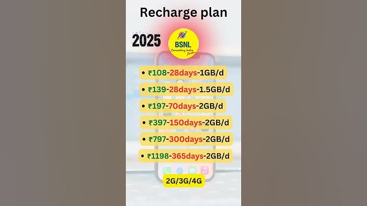 BSNL Recharge Plan 2025 #shorts #bsnl #bsnlrecharge
