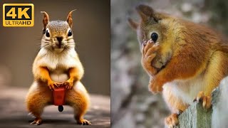 😅 Cute squirrels compilation  😅 Funny squirrels videos, try not to laugh - Khrystyn reaction by Funny Pets Life 10 views 1 month ago 10 minutes, 42 seconds