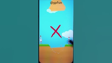 Goal Trouble 😂 Funny Best Soccer Slice to Score Bridge Game #015 #gpfun #funnygame #bestgame