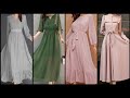 Classy attractive long maxi dress designs//trending in fashion georgette floor length maxi dresses