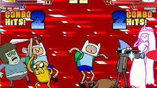 Mugen Battle Adventure Time Vs Regular Show