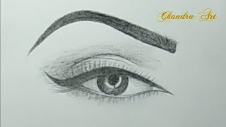 Hi, welcome to chandra art. in this simple and short video, i'm going
show you how draw a realistic eye pencils step by which is really
easy. w...