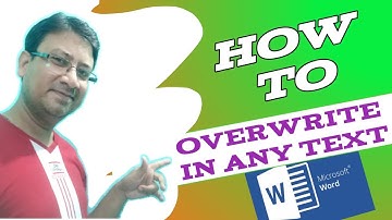 How To Solve Overwrite Problem In Ms Word|| S C Sir Class Learn Computer|| #msword #computer