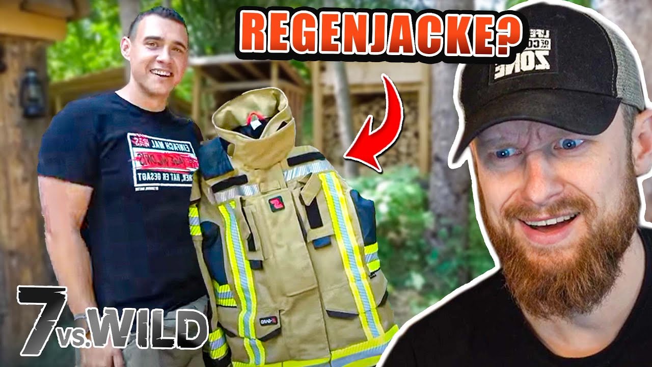 Mit FEUERWEHRJACKE zu 7 vs. Wild?! - Fritz Meinecke reagiert auf Mattins Regenjackentest