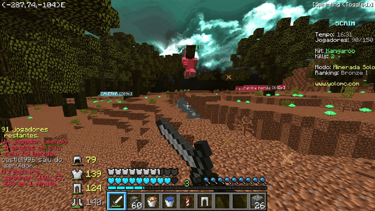 Eu te combo na ravina!