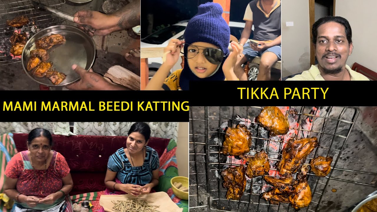 Thede chikken tikka party / Dhanuna 10 nimishad aiji 🤪#bkcreation