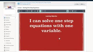 Schoology Online Lessons - Parent/Student Walkthrough