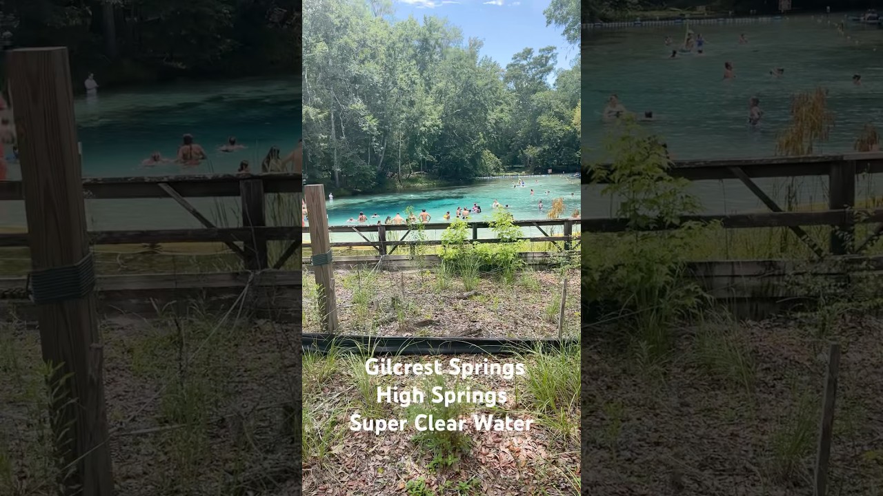 Super clear water Beautiful deep spring