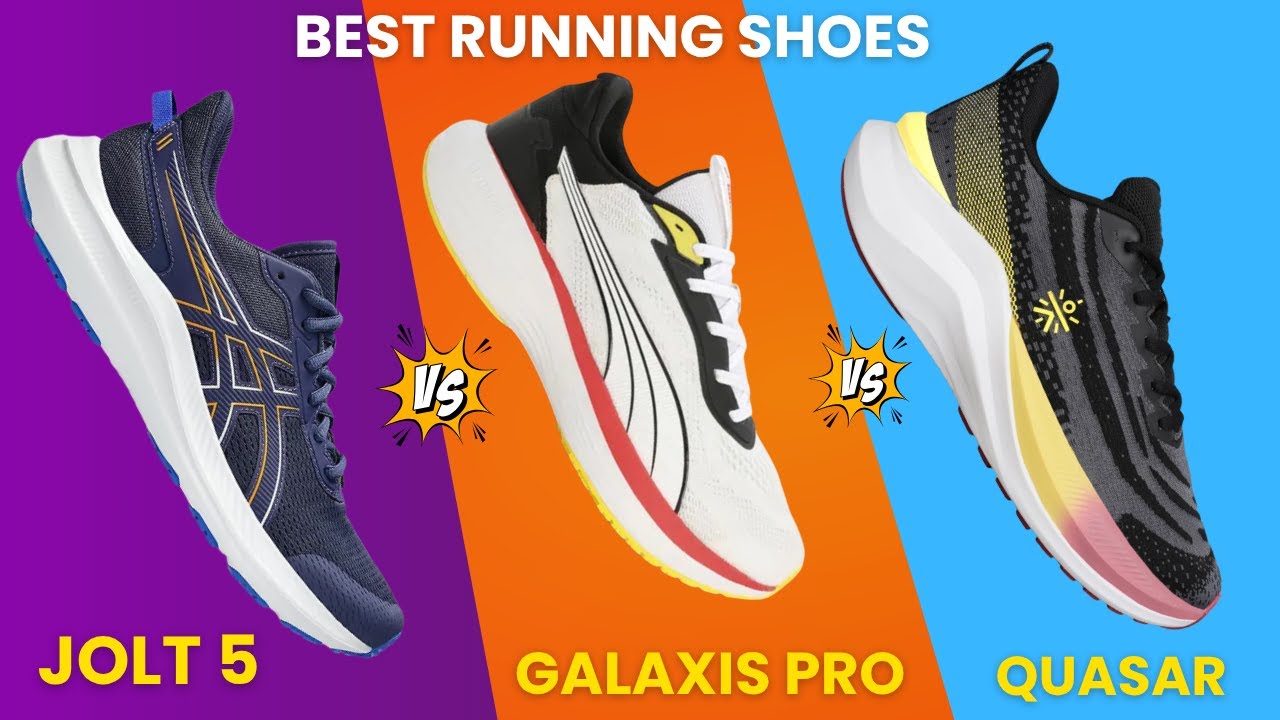 Cult Quasar Vs Asics Jolt 5 Vs Puma Galaxis Pro Comparison | Best Running Shoes Under 3000