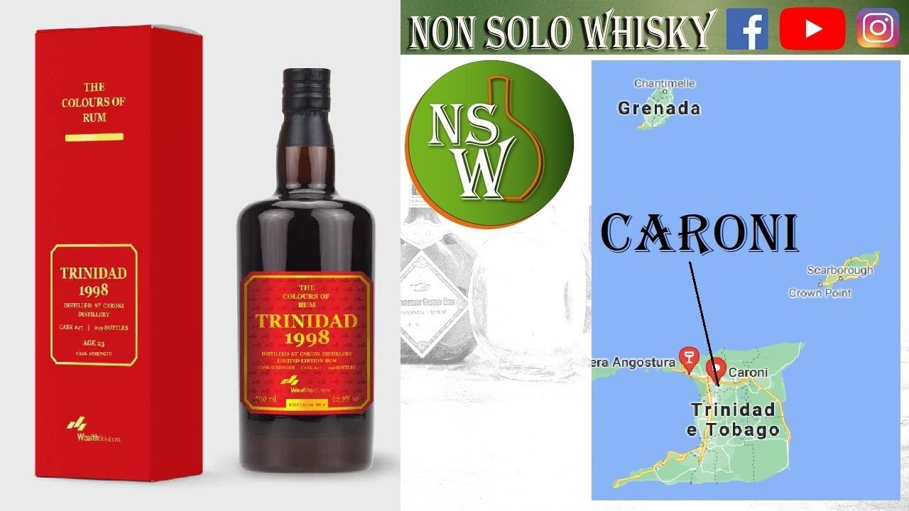 Caroni 1998 23 yo The colours of rum 62,2%