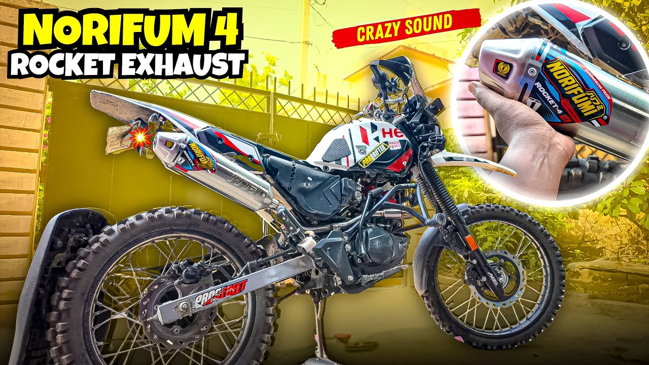 I Installed NORIFUMI Rocket 4 on My XPulse 200 4V Pro Bike!