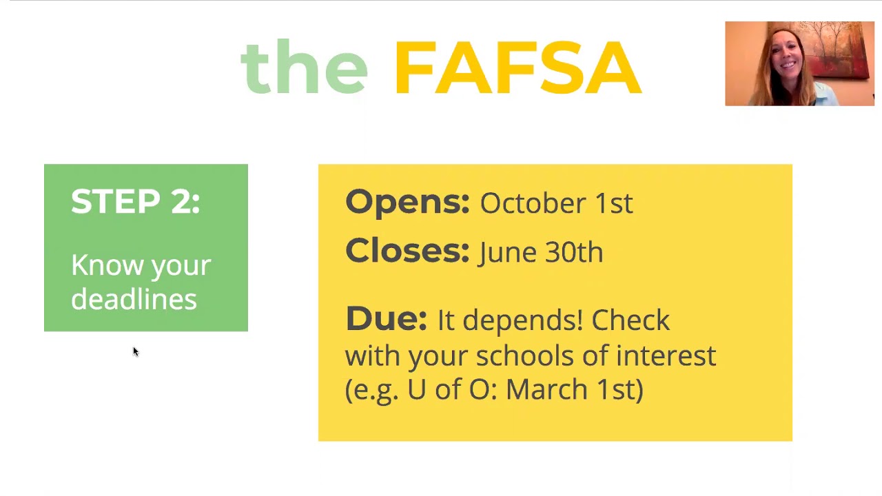 College Jumpstart Webinar #2: FAFSA and Oregon Promise