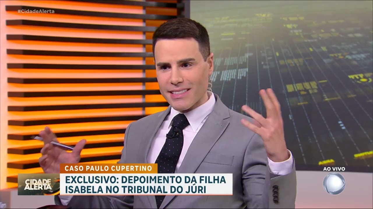 Exclusivo: 'Cidade Alerta' exibe depoimento de filha de Paulo Cupertino