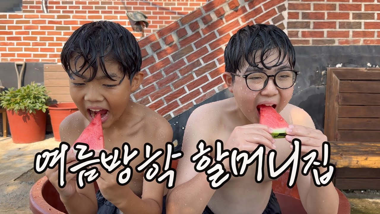 여름방학 할머니집