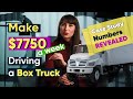 Make $7750 a WEEK having a Box Truck Business. Case Study for Box Truck Drivers in Trucking Business