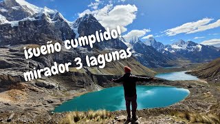 MINI HUAYHUASH | DESDE LIMA | 2 DIAS 1 NOCHE | LAGUNA CARHUACOCHA | MIRADOR 3 LAGUNAS