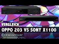 Vergleich 4K UltraHD Blu-Ray Player: Oppo UDP-203 gegen Sony UBP-X1100ES