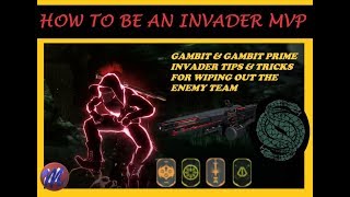 GAMBIT & GAMBIT PRIME INVADER TIPS & TRICKS FOR DREDGEN SEAL