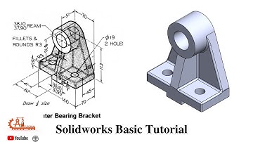 Solidworks Basic Tutorial for Beginners ! Solidworks Training Exercises - 59