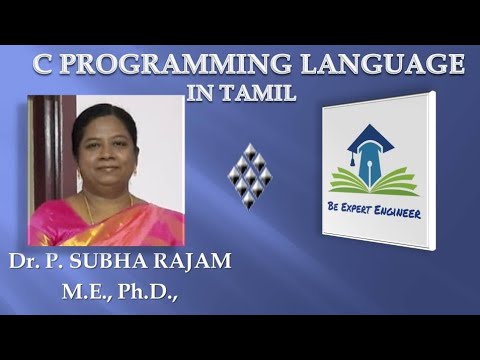 Inverted half pyramid of * in c in tamil || P. Suba Rajam || Lecture 25, May 10, 2020.
