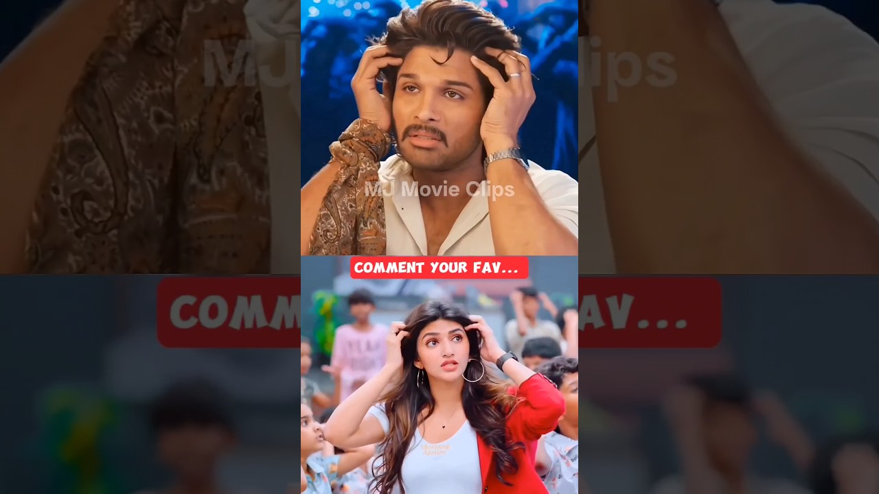 Ramulo Ramula song Dance by Sree Leela and Allu Arjun  shorts  sreeleela  alluarjun  dance