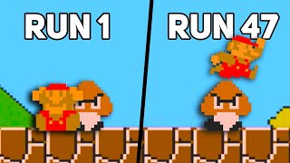 How fast can a speedrunner race Super Mario Bros?