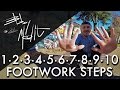 BreakDance Footwork Tutorial • 1 2 3 4 5 6 7 8 9 10 Step • Bboy MeditRock