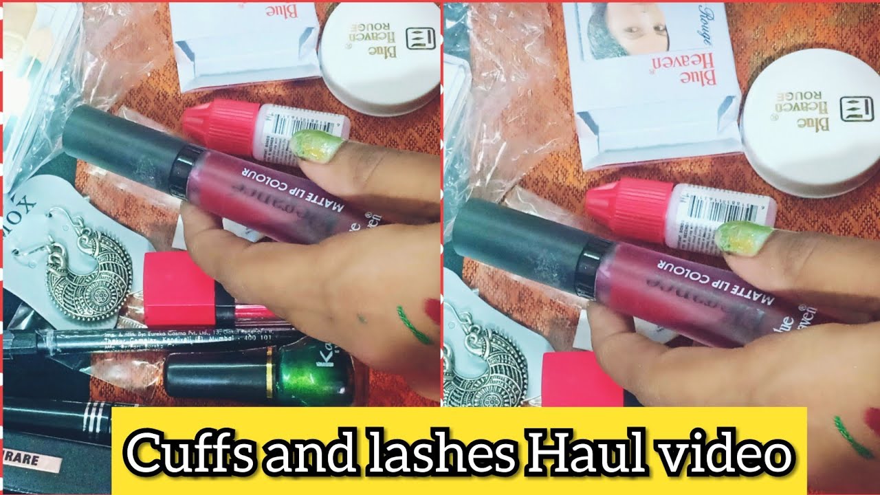 Cuffs and lashes products Review in Hindi | Affordable products | 
