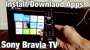 Wie kann ich bei Sony Bravia Apps runterladen?