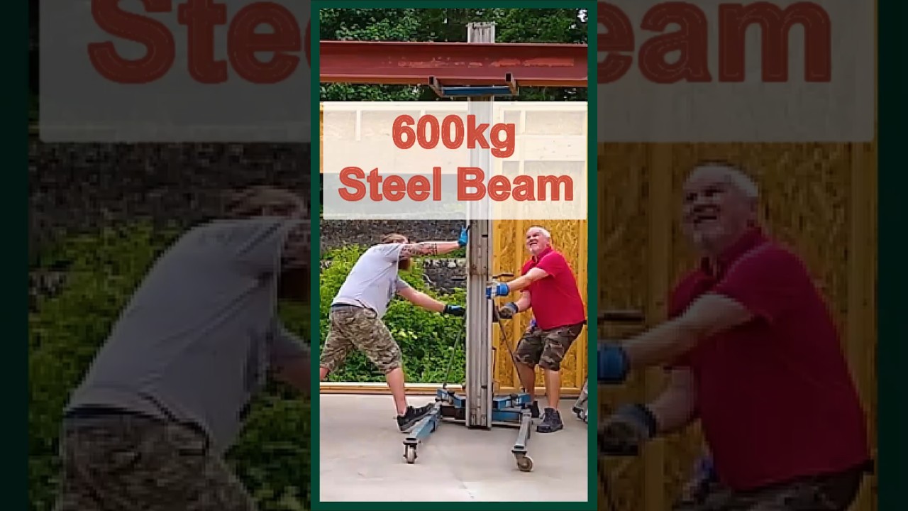 Lifting 600kg Steel Beam  