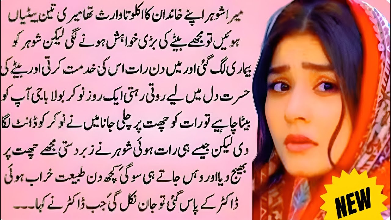 #16 Emotional Heart Touching Story |Moral Story in Urdu |Sachi Kahaniyan |Hindi Kahani | FJK VOICE