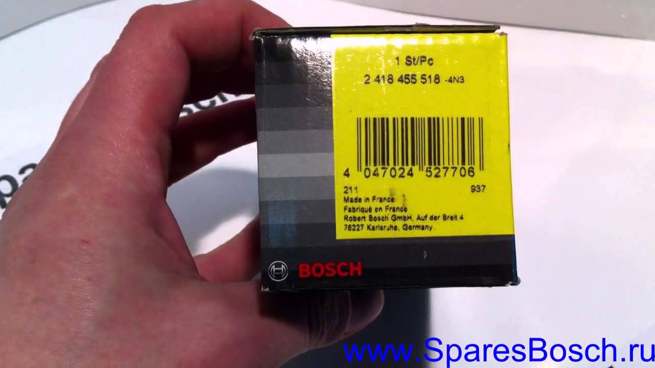 2 418 455 518, Плунжерная пара BOSCH 2418455518