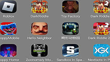 Nextbots In Playground Mod,Sandbox In Space,Roblox,Dark Ridlle 2,Poppy Playtime 3,Zoonomaly Mobile