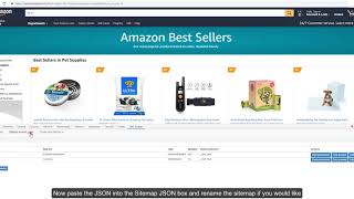 Extract Amazon BestSeller Listings using google chrome