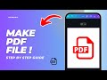 How To Make PDF File In Canva In Mobile (Quick & Easy)