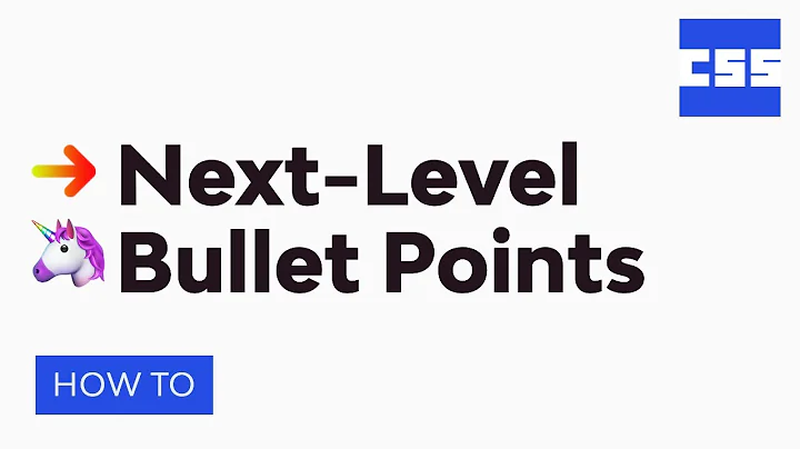 Next-Level List Bullets With CSS ::marker