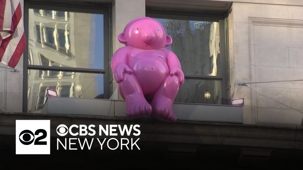 Who is Mr. Pink? Meet the whimsical character popping up across NYC's Flatiron District