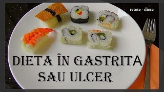 Dieta în gastrită sau ulcer